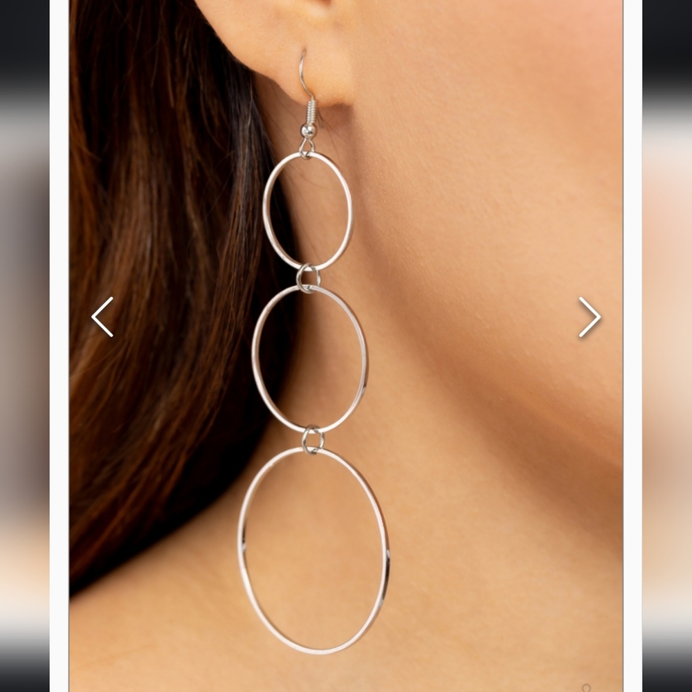 Urban Ozone Silver Earrings SALE NWT